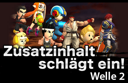 DLC für Super Smash Bros. für Wii U/3DS - Kämpfer & Stages aus Welle 2