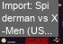Spiderman vs X-Men (US)