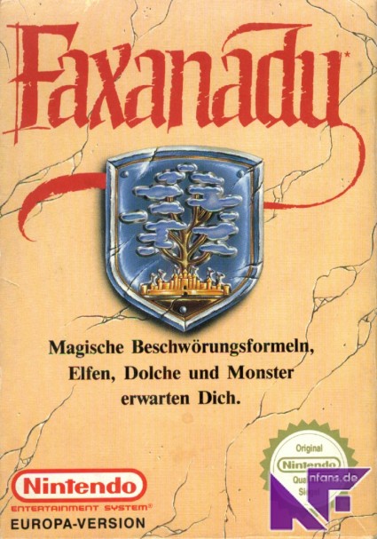Faxanadu Cover