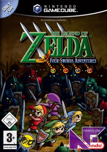 The Legend of Zelda: Four Swords Adventures Cover